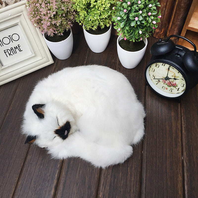 Sleeping Cat Home Decor Ornament