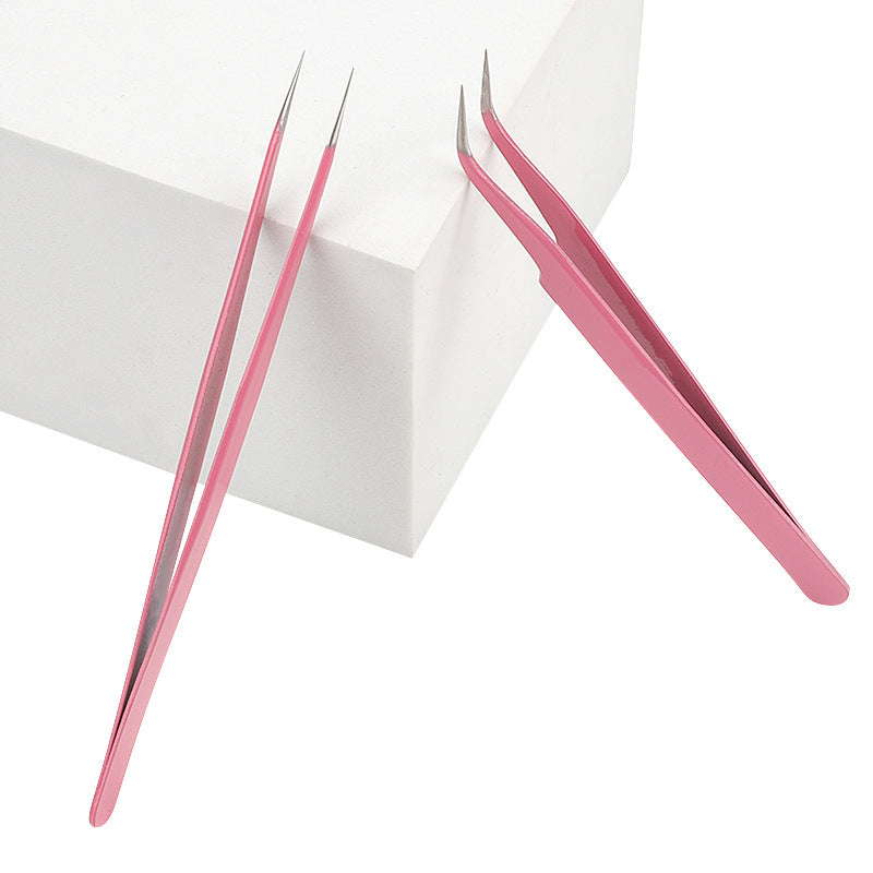 Stainless Steel Eyelash Tweezers Tools
