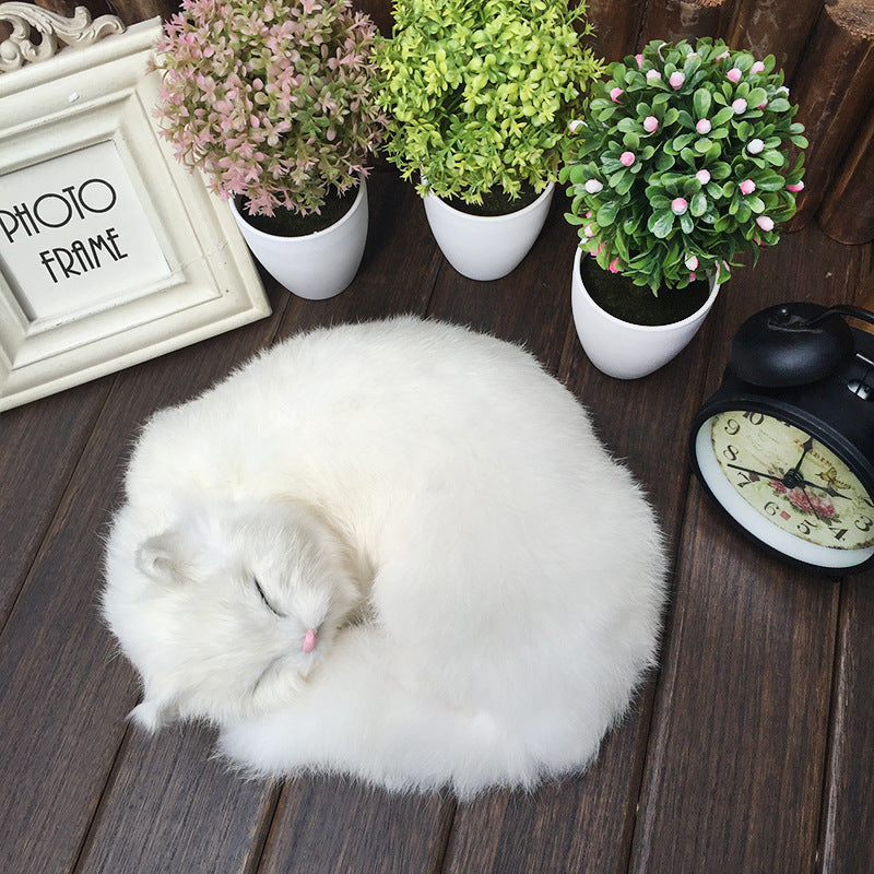 Sleeping Cat Home Decor Ornament